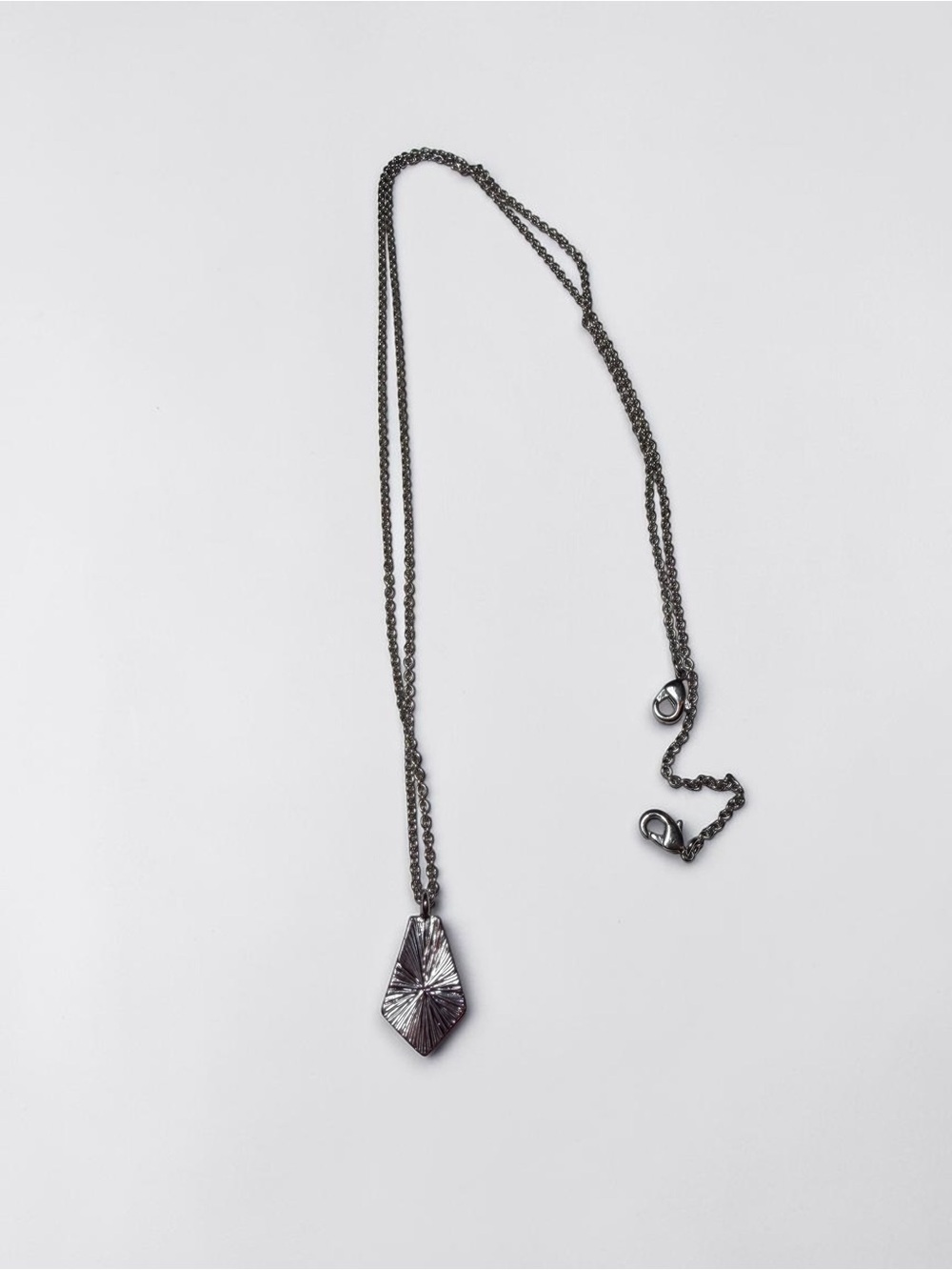 Silver Geometric Pendant Necklace - Women Jewelry